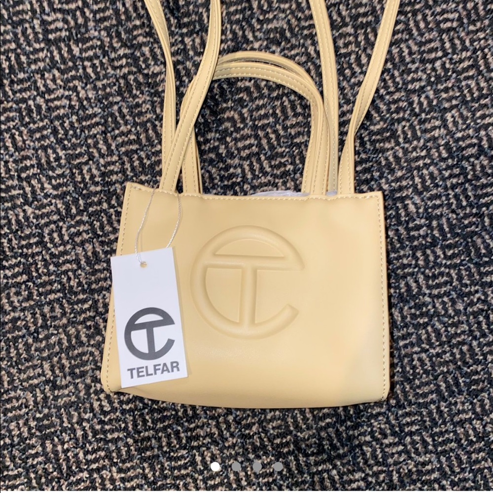 Telfar Small Bag in Cream